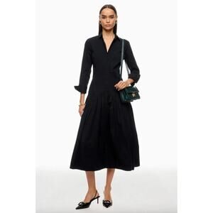 Polo Ralph Lauren Black Long Sleeve Day Dress Sz 6